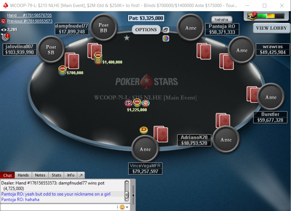 bitBstaking's tweet photo. It didn't take long for #bitB badger @GuiCheveau to run that stack up...

#WCOOPMain #sweat #pokerrun #poker #beast https://t.co/VAlbCJ6qnZ