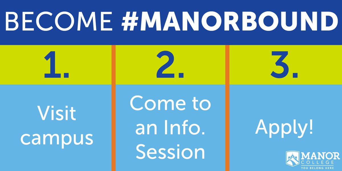 ManorCollege's tweet photo. Become #ManorBound today! https://t.co/i5IYgCVfCV