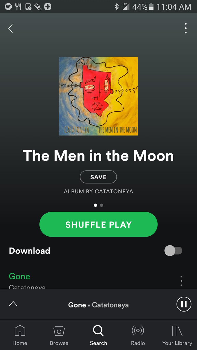 Catatoneya's The Men in The Moon is on Spotify!