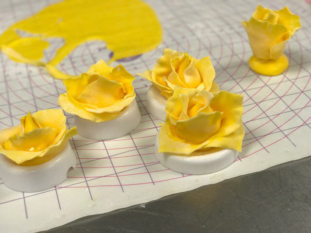 RespondCamden's tweet photo. Created by Responsive Bakery Chef Kendall, these will adorn the top of our 50th anniversary cake Fri night. https://t.co/iQyZxUCQvN