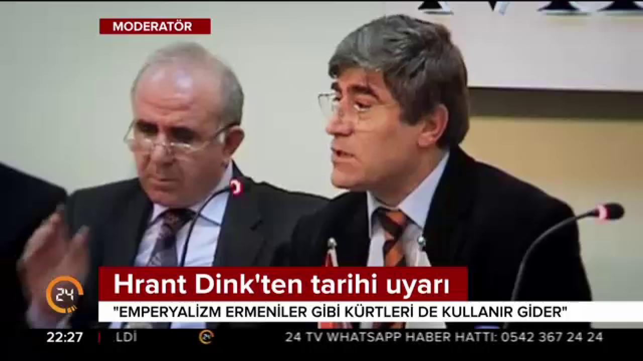 24 TV on Twitter: "Hrant Dink'ten tarihi uyarı: Emperyalizm Ermeniler gibi  Kürtleri de kullanır gider https://t.co/R6IT7ECLsM" / Twitter