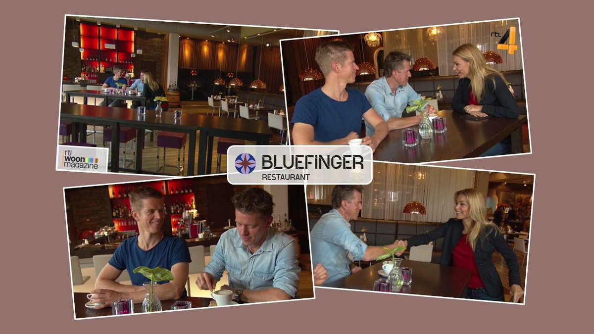 Rest_Bluefinger's tweet image. Bluefinger Restaurant's moment of fame!   Afgelopen zondag was ons mooie restaurant te zien in het tv-programma RTL Woonmagazine op RTL 4.