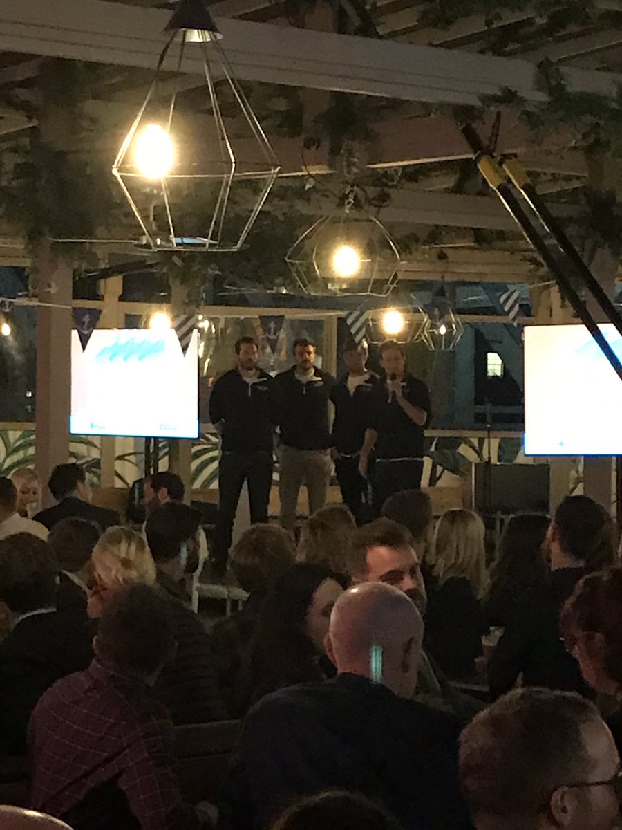 At the fundraiser for the <a href="/thefouroarsmen/">The Four Oarsmen</a> rowing the Atlantic for <a href="/MindCharity/">Mind</a> &amp; <a href="/SpinalResearch/">Spinal Research</a> what these boys are doing is huge #250club