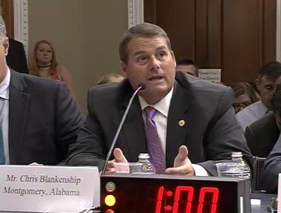 Today in D.C., our Conservation Commissioner Chris Blankenship testified in front of the House's Natural Resources Committee.