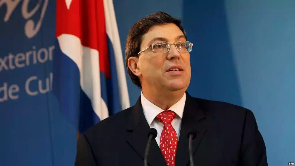 The Chancellor of Cuba, Bruno Rodriguez.