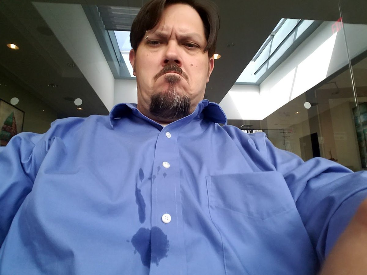 firechop's tweet image. #FML. Spilled coffee on my nice new shirt. Eat bottomless dicks, #Tuesday.