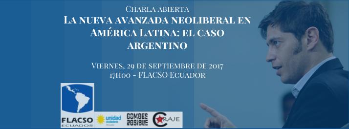 nadersebastian's tweet image. Este viernes @Kicillofok en @FLACSOec sobre la avanzada neoliberal en la región: el caso argentino #Desarrollo
+info facebook.com/events/8310094…
