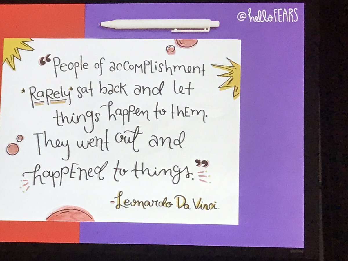 MoRenzi's tweet image. Getting inspired. Thanks @michelle_poler #INBOUND17 #hellofears