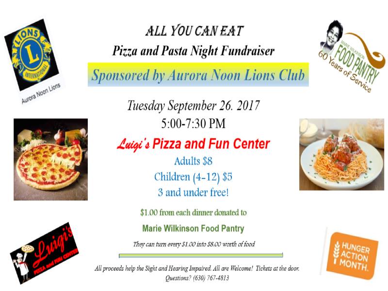 #TacoTuesday can wait! Head to <a href="/luigisfuncenter/">Luigi's Pizza</a> tonight for All You Can Eat Pizza and Pasta from 5-7:30PM. Adults-$8, Kids-$5.