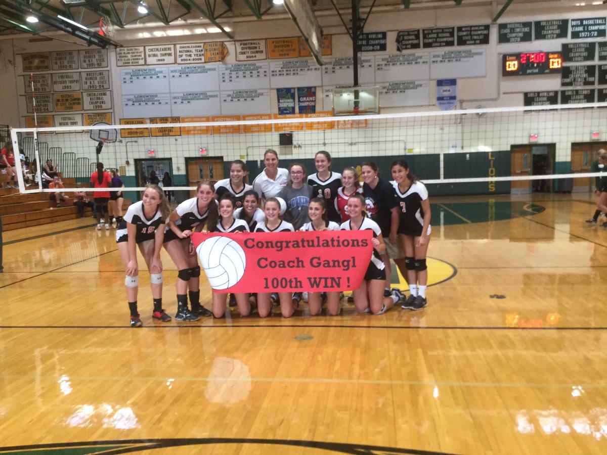 Congrats to Coach Carrie Gangl on her 100th Career Victory!@PatMedSchools @PatMedHS @PMSchoolsSupe <a href="/PMRaiderVB/">PMRaiderVB</a> <a href="/SectXISuffolk/">SectionXI</a> <a href="/NYSPHSAA/">NYSPHSAA</a>