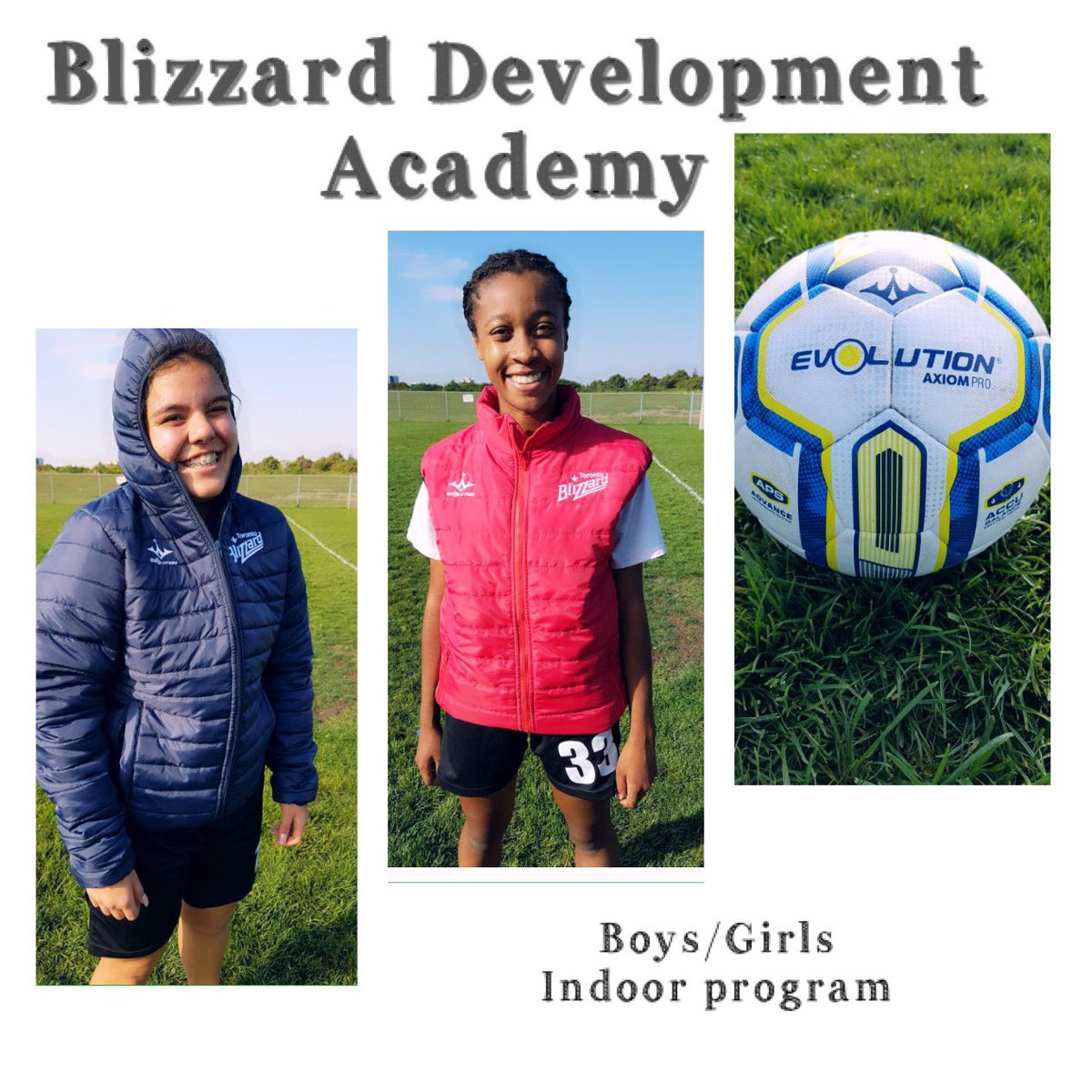 Blizzardfc's tweet photo. Winter scholarship program includes jacket/vest/track suit & ball. Sizing will be taken this Sat!! Join us!⚽️🇨🇦#l1o #yrsl #oysl #omsl #owsl https://t.co/btteZhpVLf