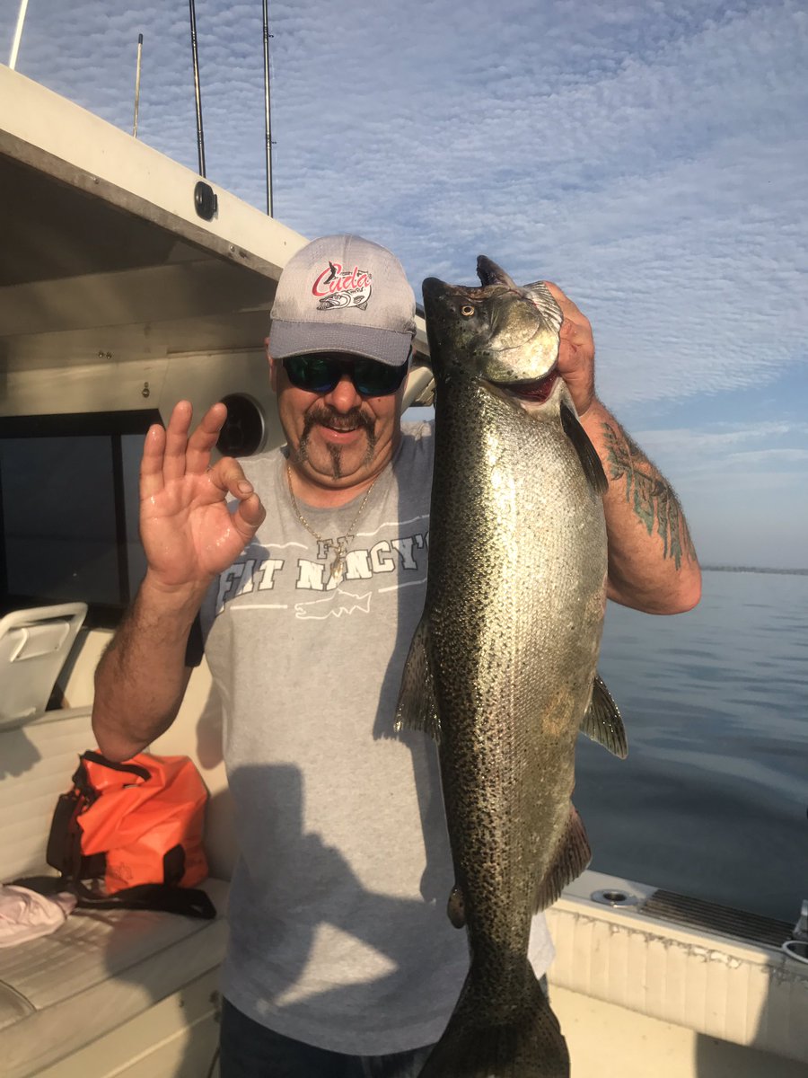 HardmerchNancy's tweet photo. @CaptMarciano with a #kingsalmon #cuda #fishing #overtherail #BOOM https://t.co/Qkq1ZUA65I
