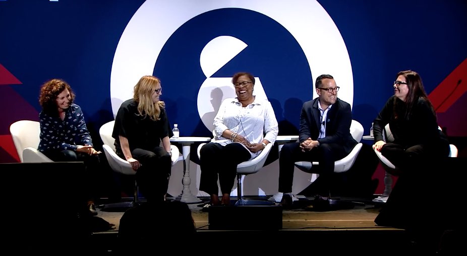 donnaevapedro's tweet photo. Thank you @sarahkateellis, @glaad &amp; my fellow panelists Hannah Fishman, @jusarmour, @paulmarcarelli, Andrea Diquez for having me! #AWNewYork https://t.co/xKXb9x0p5O