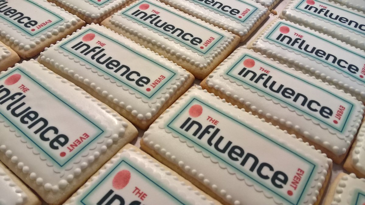 FriendlyFare's tweet photo. Super Excited to hear @terryoinfluence speak at The Influence Event tomorrow in Grand Bend! Whee! GF Edible Image Logo Cookies for Everyone! https://t.co/5o5PDZWcIG