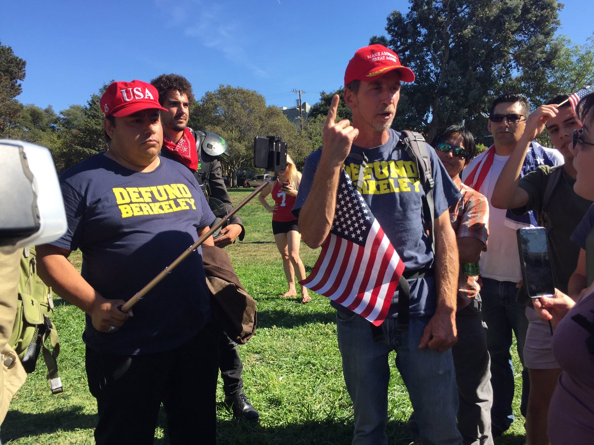 Argument breaks out as to whether these people belong in People's Park. No agreement even about the ground we stand on!  <a href="/berkeleyside/">Berkeleyside</a>