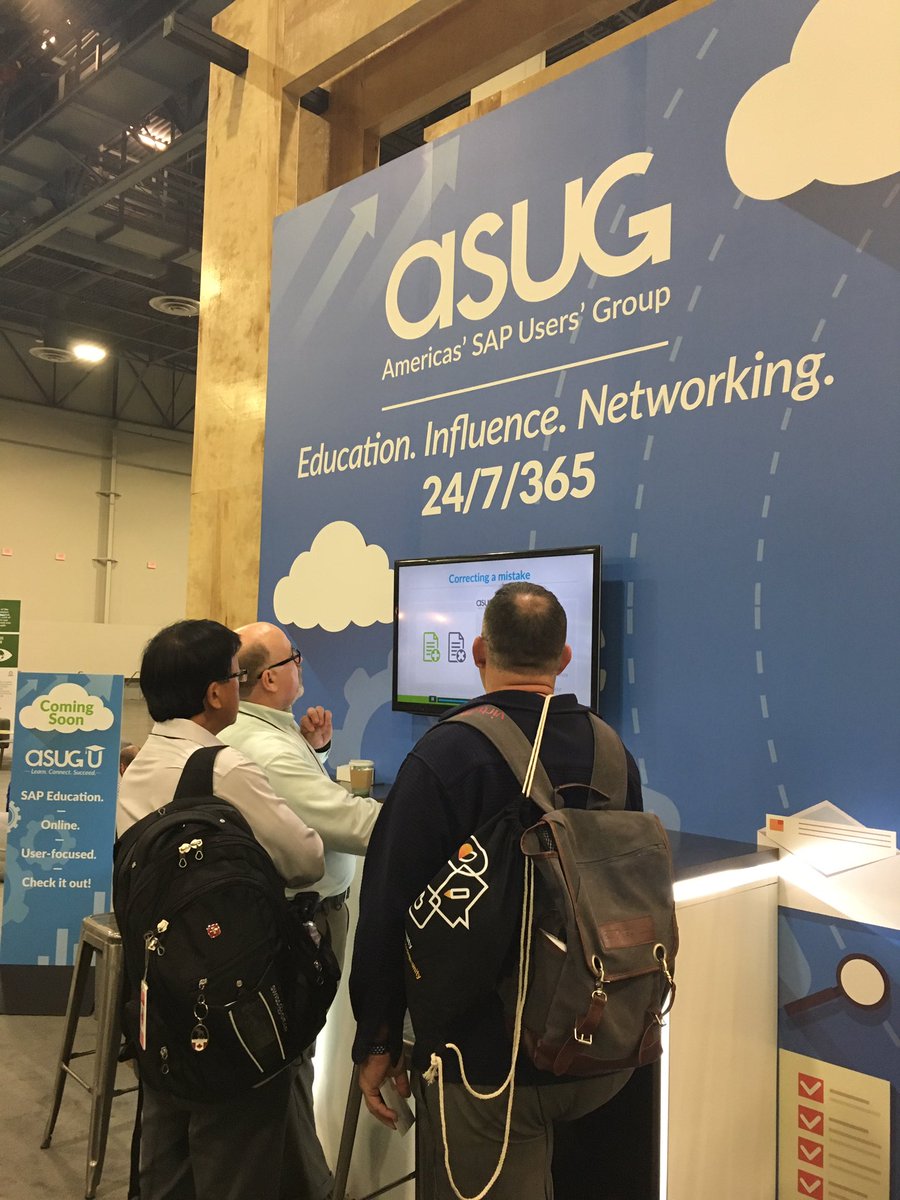 Come visit the <a href="/ASUG365/">ASUG</a> Hub in the Community Clubhouse at <a href="/SAPTechEd/">SAP TechEd</a> to learn ab ASUG U and other fun things!