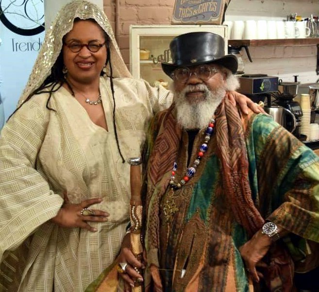 DeadlineDetroit's tweet image. #DetroitLooksLikeThis

Writer Marsha Battle Philpot and artist David Philpot (2015). #DetroitRoyalty