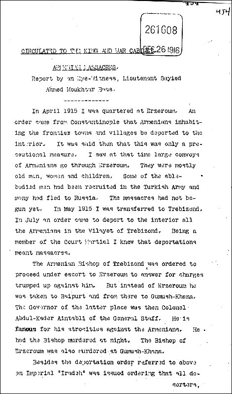 KirianSev's tweet photo. #ArmenianGenocide #WW1 History 26/12/1916
#Turkish #army officer’s eye witness account on #Armenian deportations from #Trebizond & #Erzerum https://t.co/8yFr25DjEb