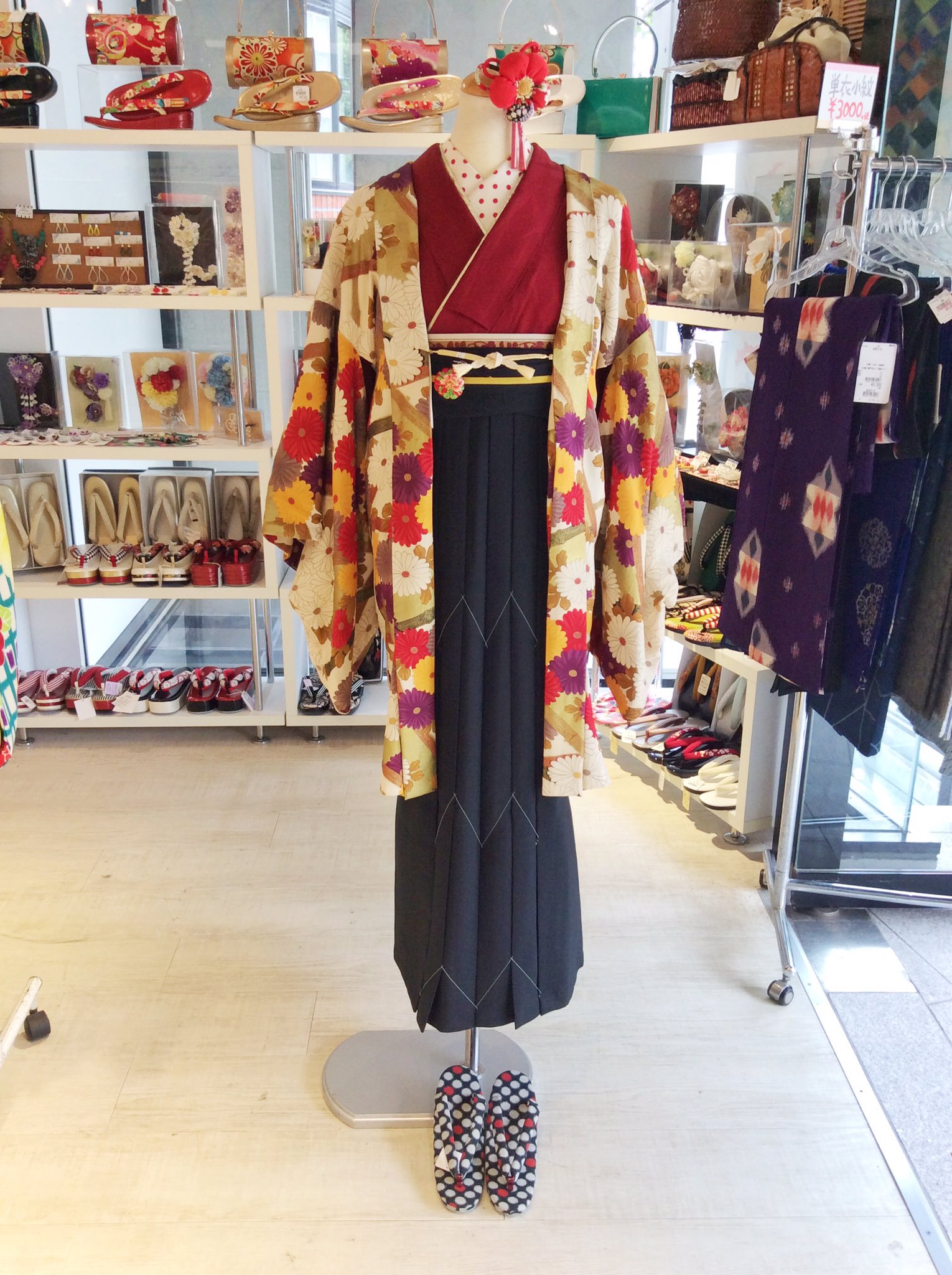 袴着物に見えるワンピース ❰ODA15❱ | nalans.com