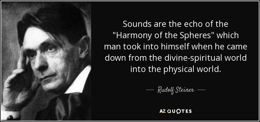 Can you hear the harmony of the spheres?