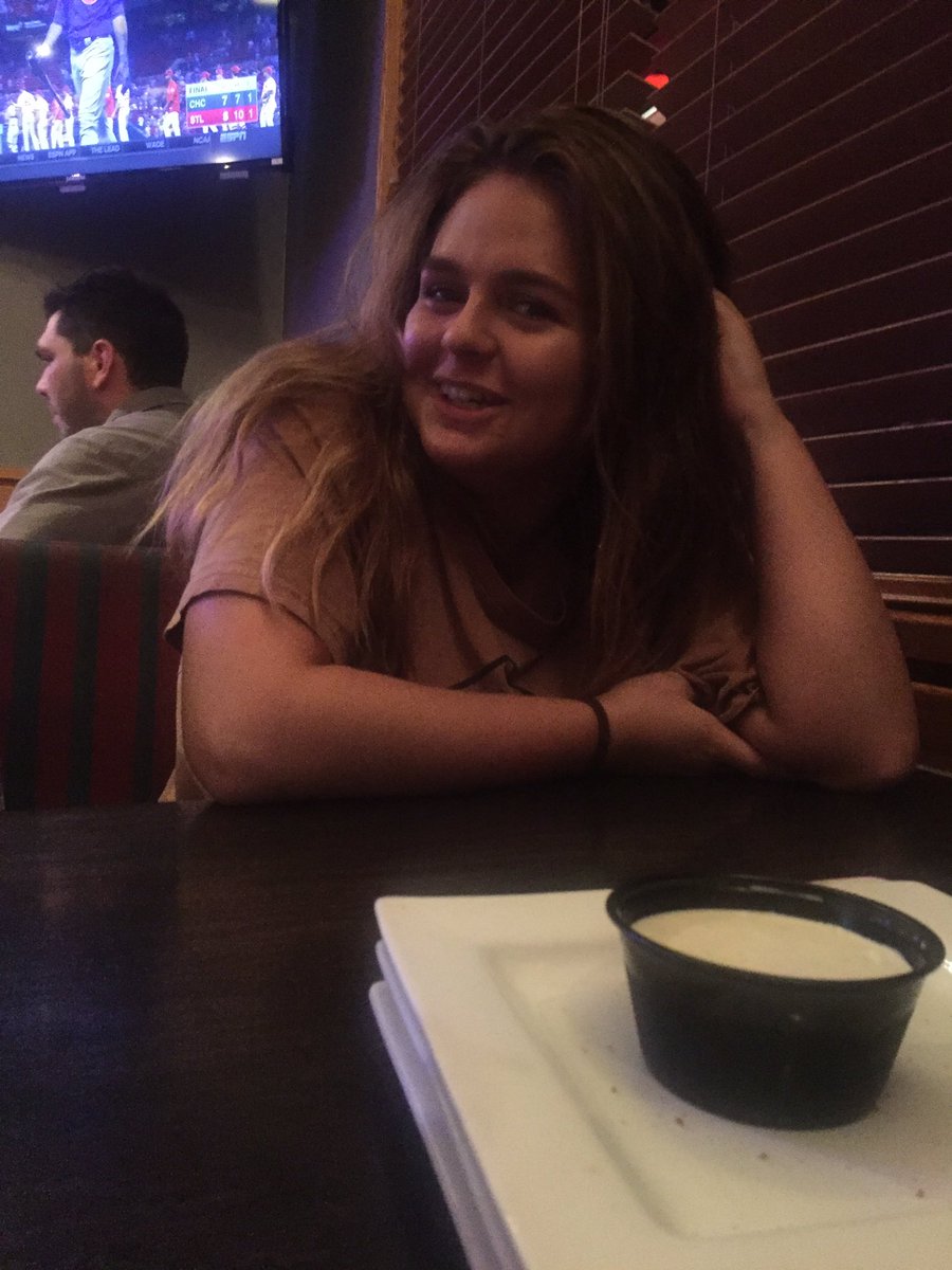 Alexapelfrey's tweet photo. Kala taking her bra off in the middle of Red Robin... we've hit a low people https://t.co/2OAePMYlLf