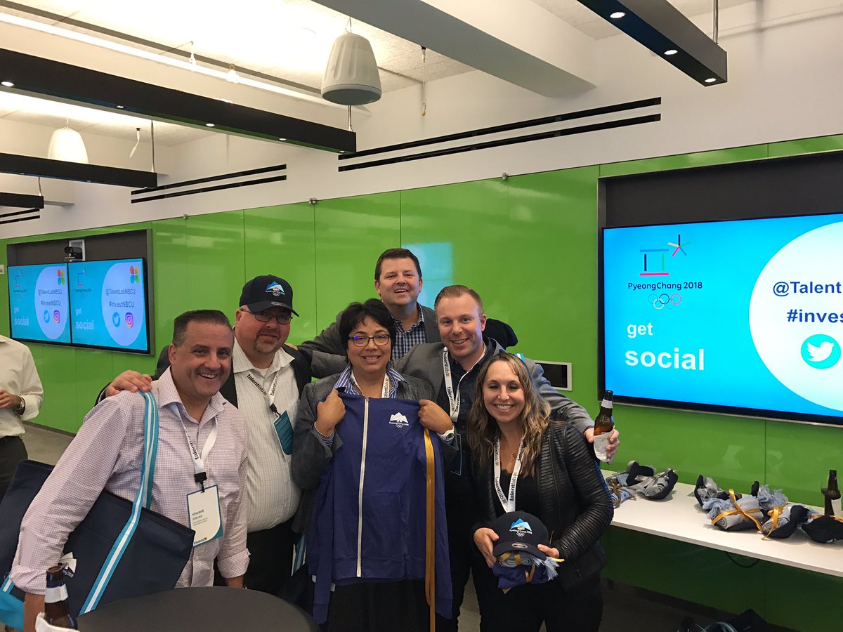 BrettJMacK's tweet photo. Day 1 Olympic challenge champs! #investNBCU https://t.co/K5hGU5vGwj
