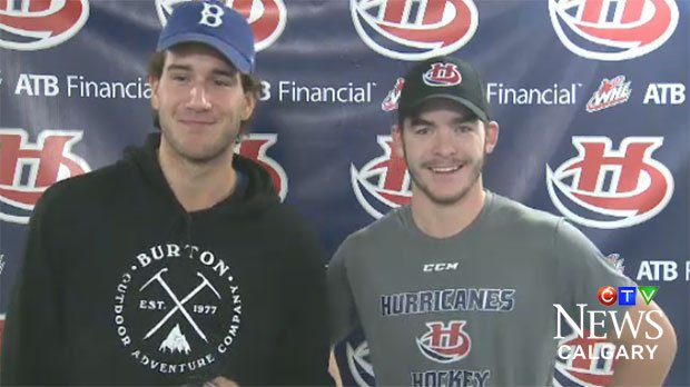 CTVLethbridge's tweet photo. Another edition of "Who 'Dis With Vandervlis" featuring @WHLHurricanes' @rvander20 and @TNages98: https://t.co/MQdJaYvKKK #yql https://t.co/wfXsjgo0jq