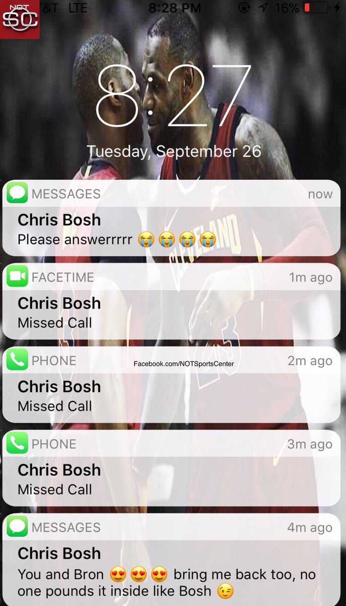 Dwyane Wade’s phone has been blowing up with messages from a familiar face since signing with the Cavs: