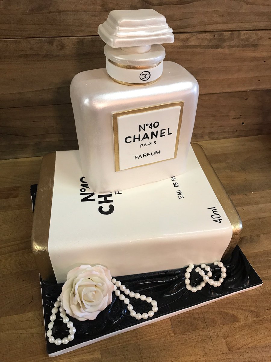 Chanel No 5 Bottle Cake – Beautiful Birthday Cakes