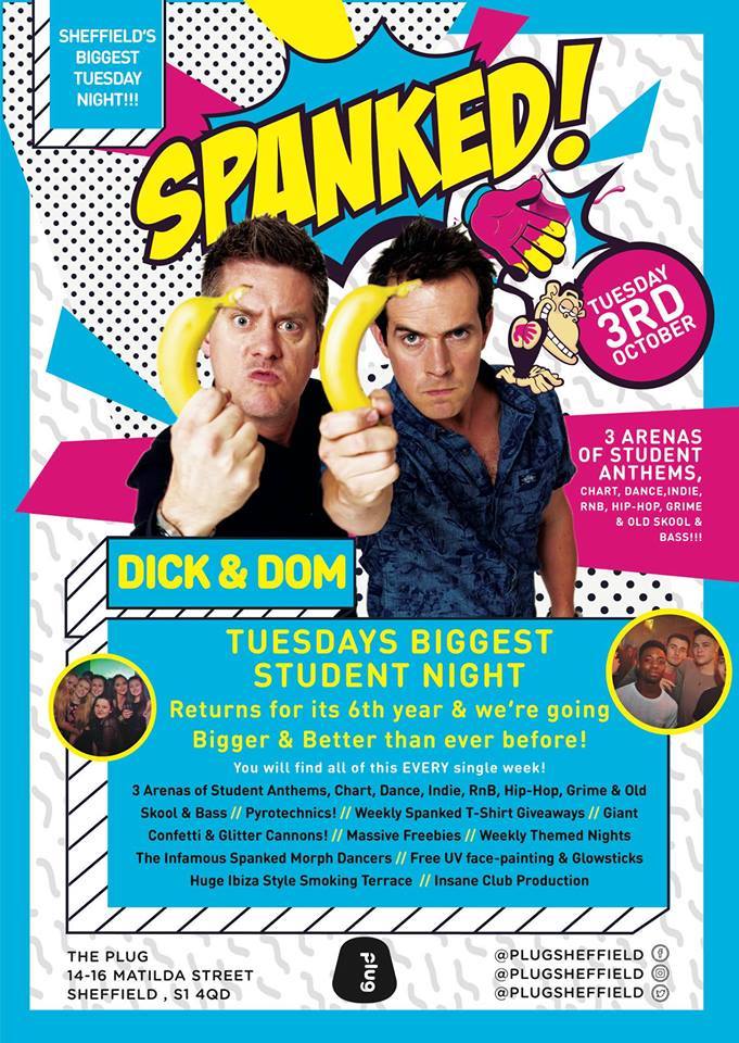 SpankedSheff's tweet image. Another mad one next week!

Join us with Dick and Dom LIVE Onstage!

£1 Drinks ALL NIGHT!

Get a new profile pic!
