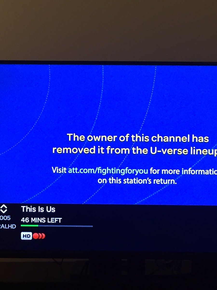 kwalsh38's tweet photo. THANKS FOR NOTHING @Uverse @WRAL @nbc 😡👿👺 https://t.co/2bAqmqS62U