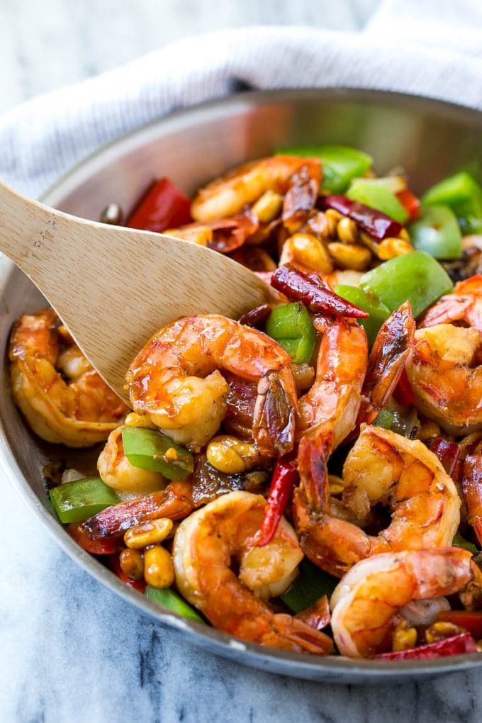 buyshrimp's tweet photo. Why order take out, when you can make this Kung Pao Shrimp recipe at home? Another winner from @Dinneratthezoo! https://t.co/7yyYylBiOT https://t.co/kTSRqooQgS