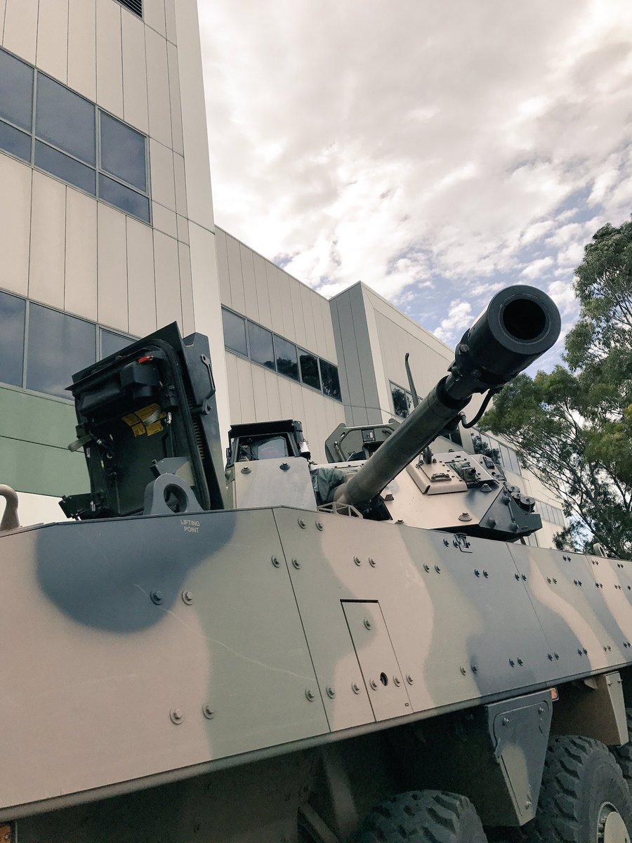 AmeliaCollins's tweet photo. Fascinating day learning about the capability, tech &amp; performance of next gen Aussie vehicles #  #VicDefence #Land400 #NextTimeWearFlats https://t.co/NknYBK7MM6