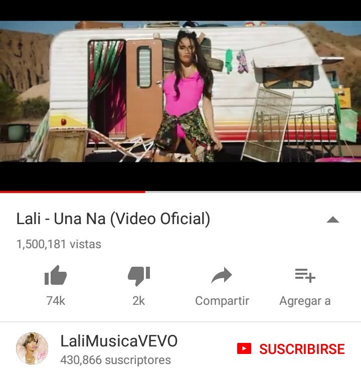 LaliPromotion's tweet photo. 1,500,181 views  #Lali #UnaNa #Lalitas #KCAArgentina https://t.co/8TkYHqfHXS