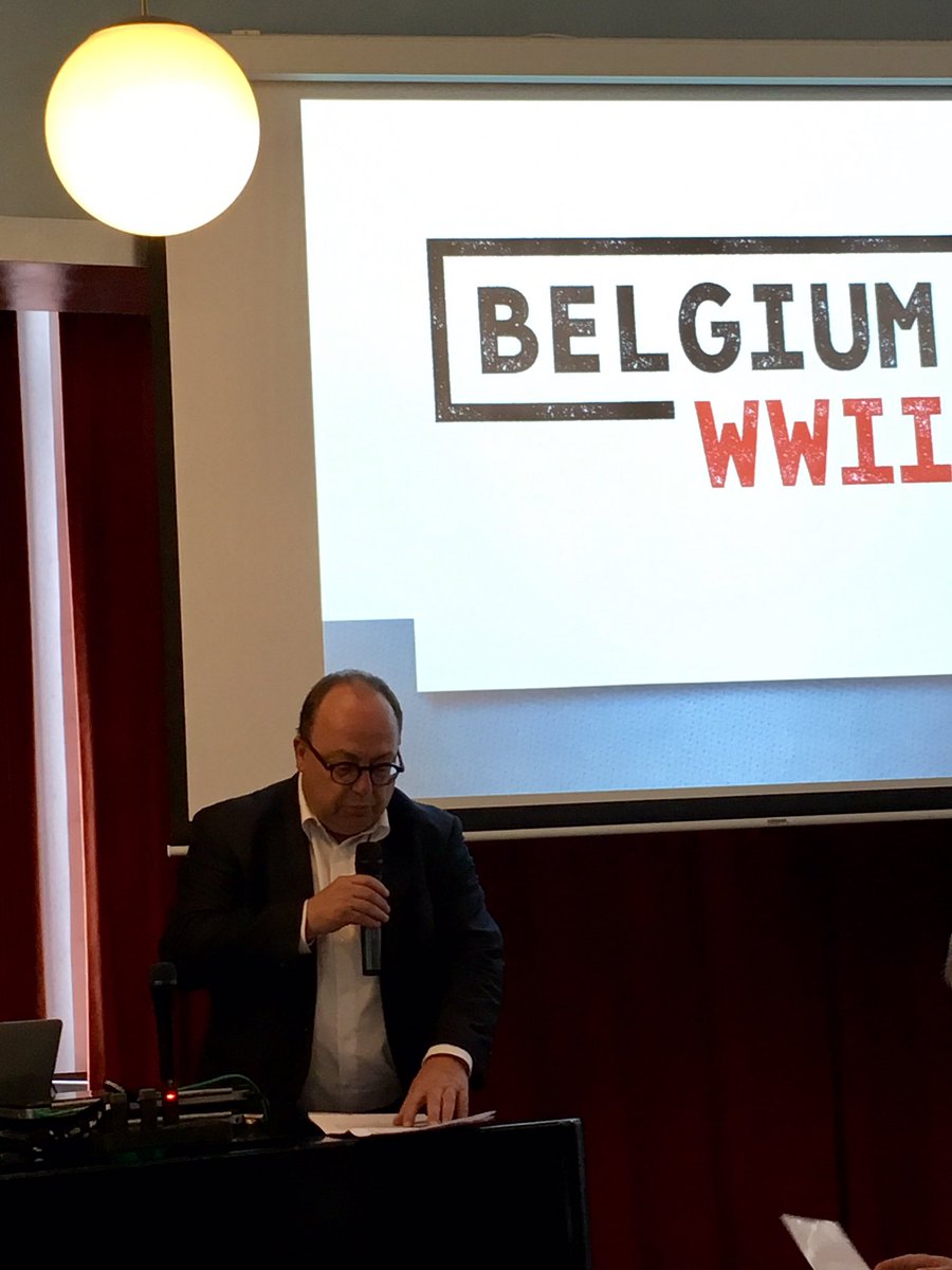Karel Velle presents the project #BelgiumWWII