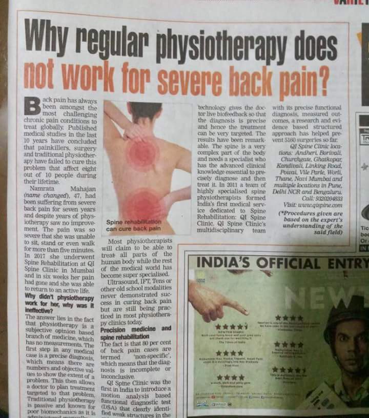 IAP123456's tweet photo. @QiSpineClinic  Apologise to every single #physio  . U hire us, earn from us and shamefully defame us.IAP assures strongest possible action https://t.co/SKS8TBtyD8