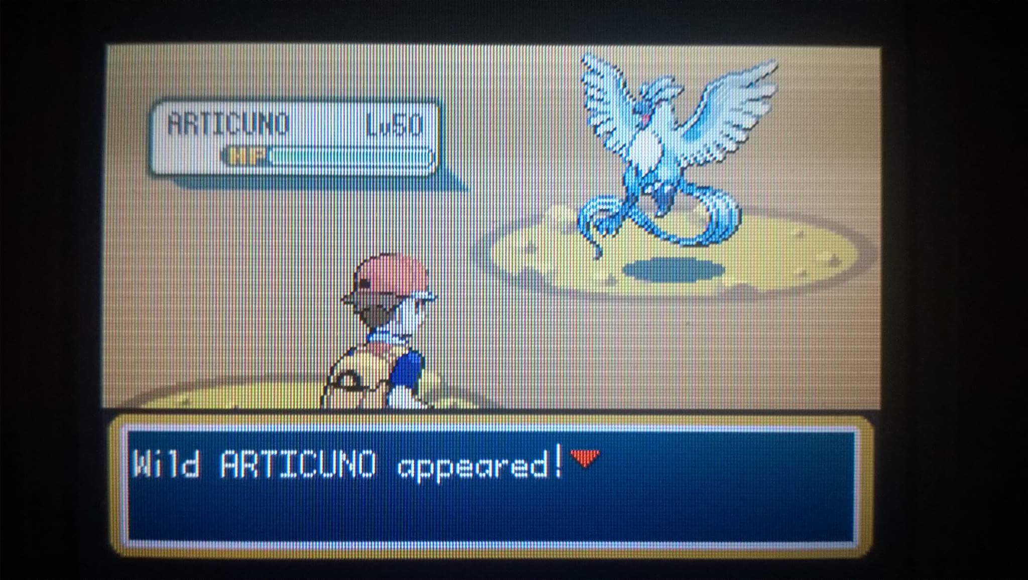 Live] Shiny Articuno after 448 SRs (Fire Red) 