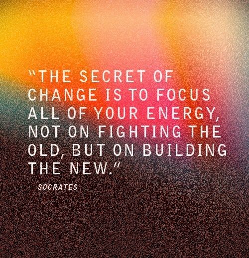 ActiveDonor's tweet image. The Secret of Change Is to Focus All of Your Energy, Not on Fighting the Old, But on Building the New
- Socrates