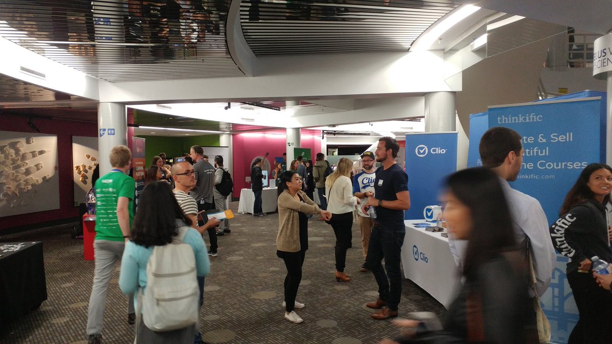 enochweng's tweet photo. Lots of great companies and familiar faces here at Science World! Great job @vanstartupweek for hosting! #VSW2017 #RecruitVSW #TechTuesday https://t.co/3yPnFRHzUv