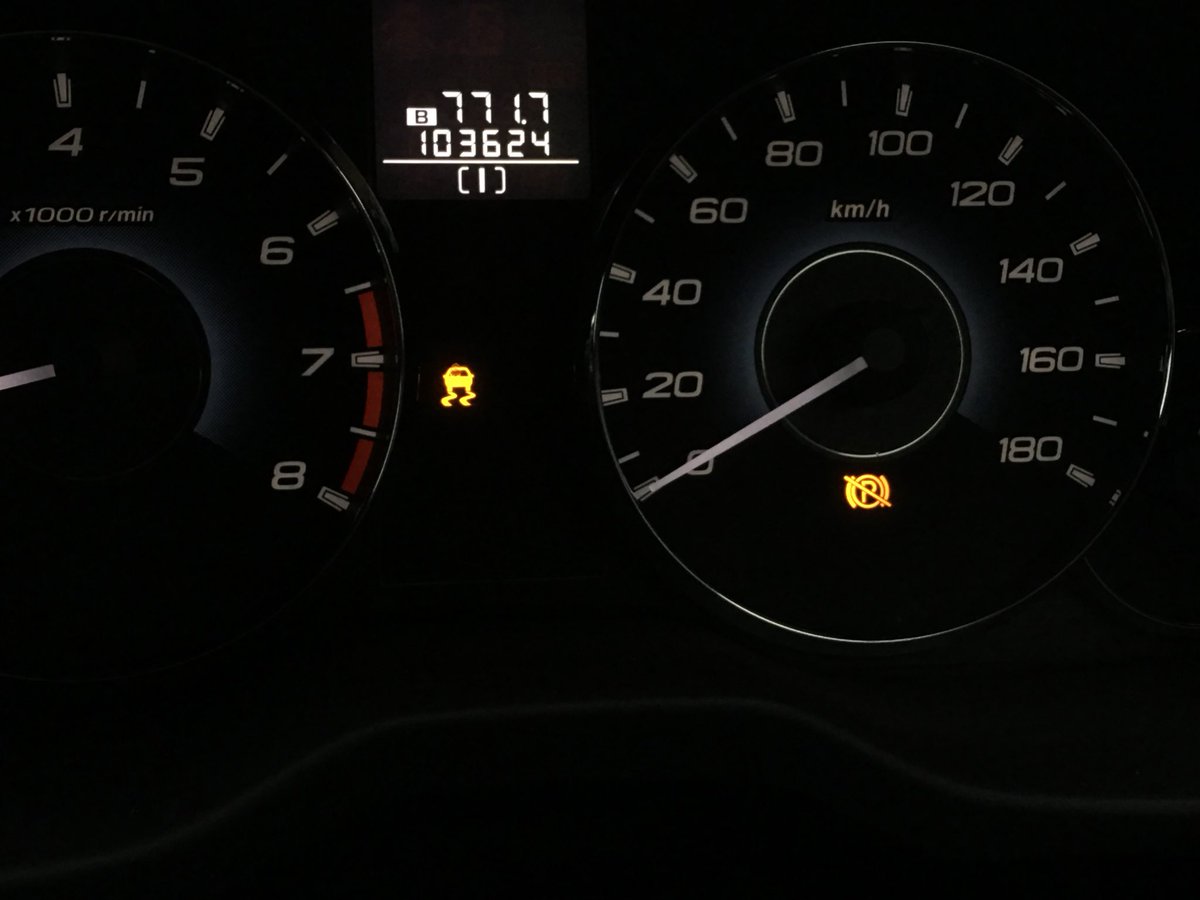 こせっちゃん Sur Twitter スバル車の警告灯一覧表w