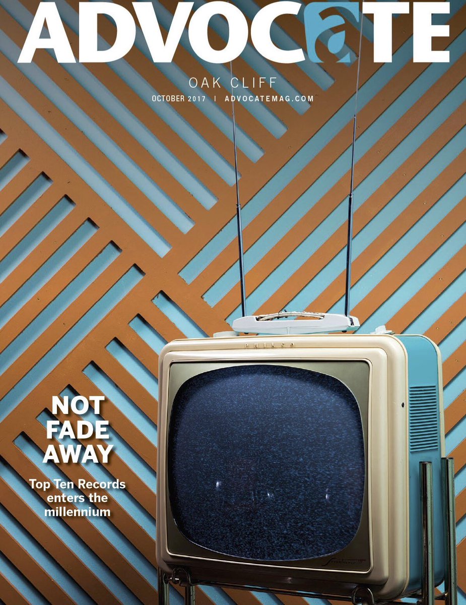 Barak_Epstein's tweet image. Great cover shot of the new #TopTenRecords for the @Advocate_OC #dallas #oakcliff !