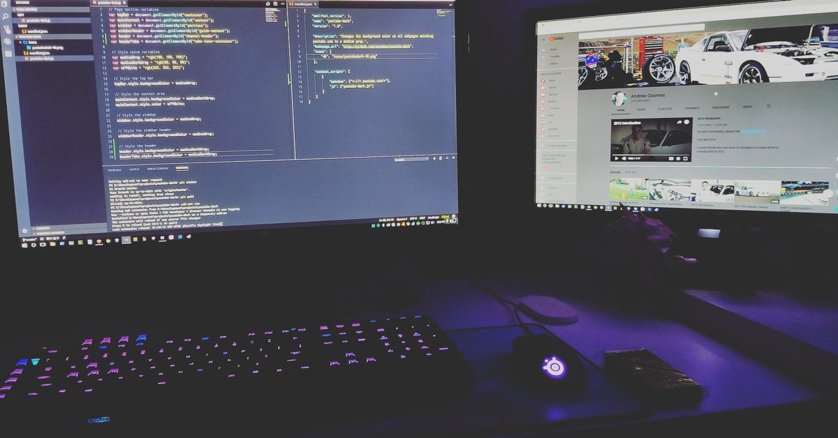 AndrewCoomes's tweet image. 145/365 Working on my YouTube extension. Fun stuff!
#codeyearchallenge #day145 #neverstop #firefox #browserextension #youtube #learnit