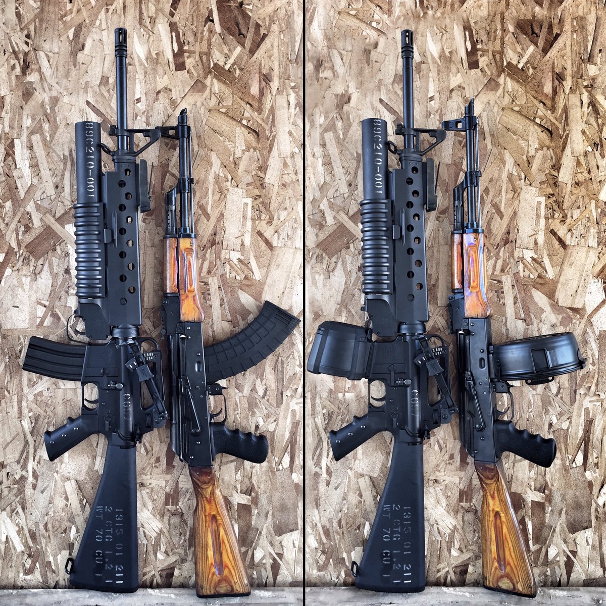 Magazine or drum? Just playing with my guns a little