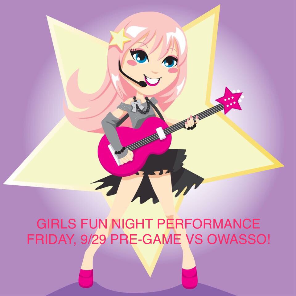 UVHighsteppers's tweet photo. We are so excited for our #GirlsFunNight performance! Come out early to see them dance! ๐ฏโค๏ธ๐๐ป #UVH18 #RockNRoll #FutureVarsityHighsteppers https://t.co/jgnLqSkmSe