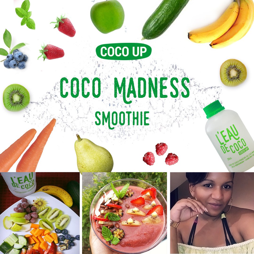 CocoUpMauritius's tweet photo. Néhémie, une fan de coco, a créé le super smoothie vitaminé ! 
Recette : https://t.co/gZl7R1ubjz
#madeinmoris #coconut #recette https://t.co/VzHyLPixRJ