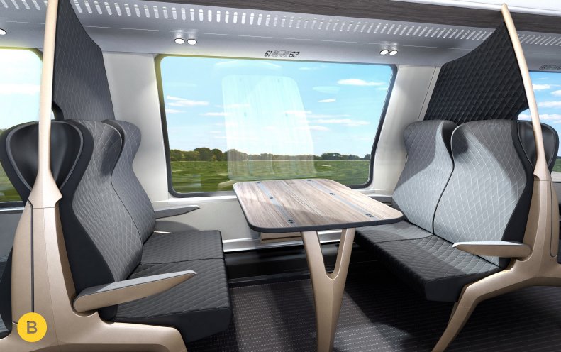 SNCB's tweet image. Jetons un petit coup d'oeil aux nouveaux trains M7: livraison prévue à partir de 2018. #SNCB