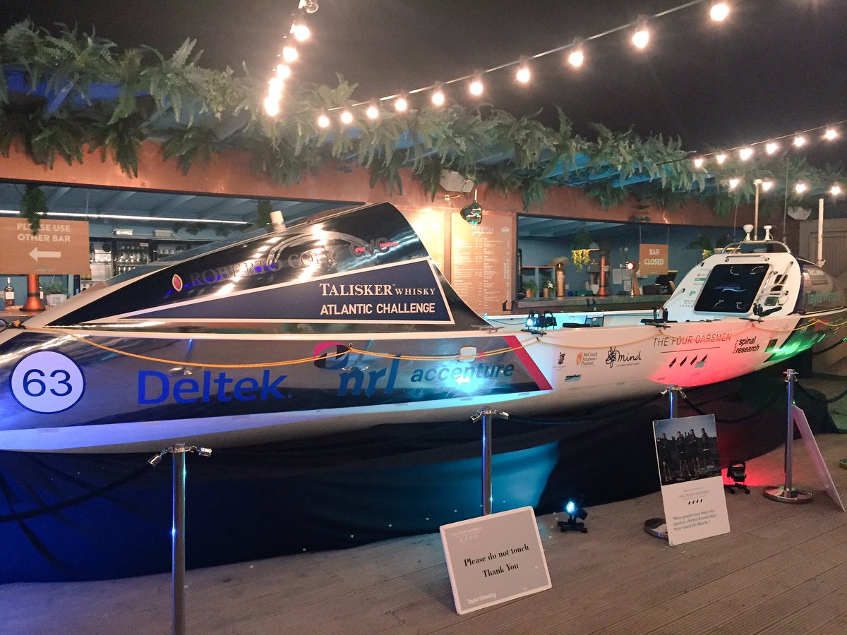 Congratulations to <a href="/thefouroarsmen/">The Four Oarsmen</a> for an amazing fund-raise last night. Some fierce bidding! Had a good look at the boat - you're mad! 🚣‍♀️