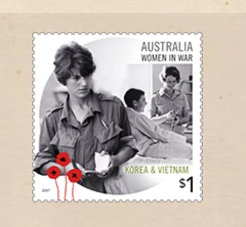 EricWishart's tweet photo. Former @AFP correspondent #KateWebb featured in new Women in War #Australia #stamp issue
#vietnamwar #Korea https://t.co/sXxKNCXilc