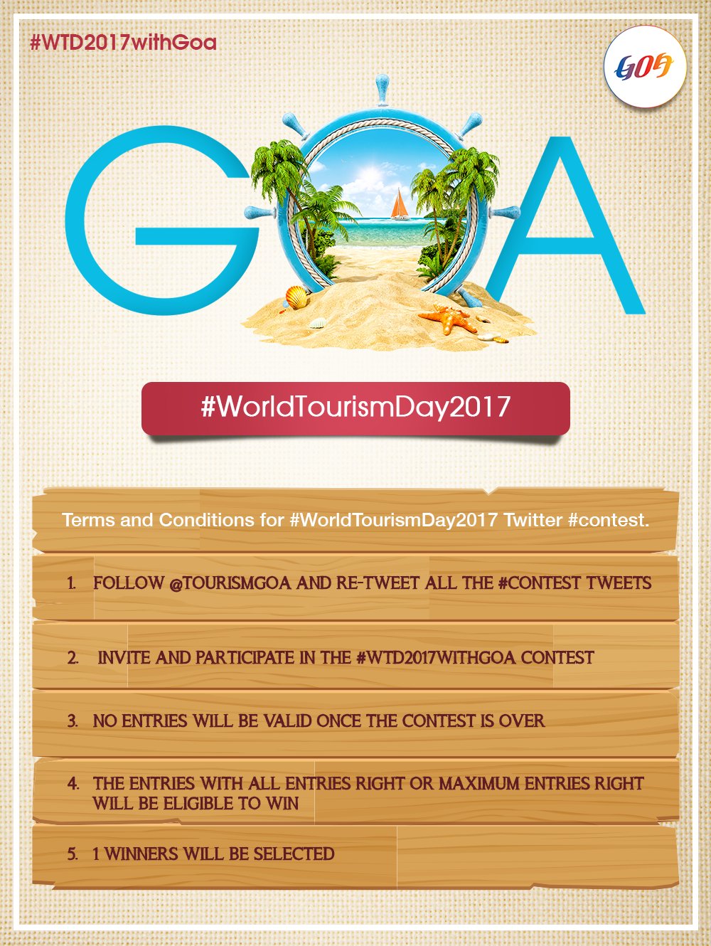 Goa Tourism on X: &ldquo;Terms and Conditions for #WTD2017withGoa 