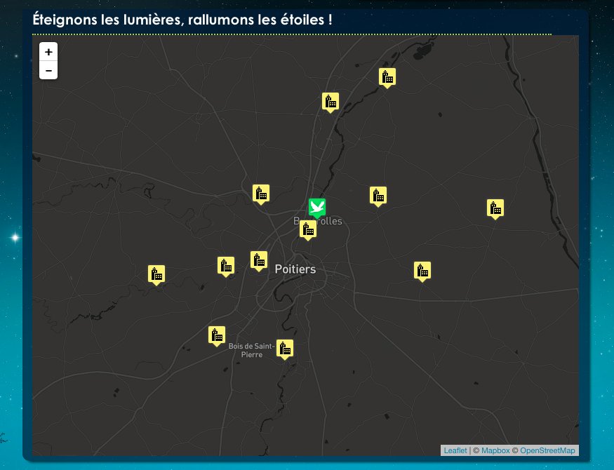 Bravo @Grand_Poitiers pour vos extinctions de l'éclairage public le 14 octobre prochain avec le #JourdelaNuit : jourdelanuit.fr